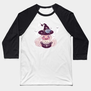Chibi Witch Girl Baseball T-Shirt